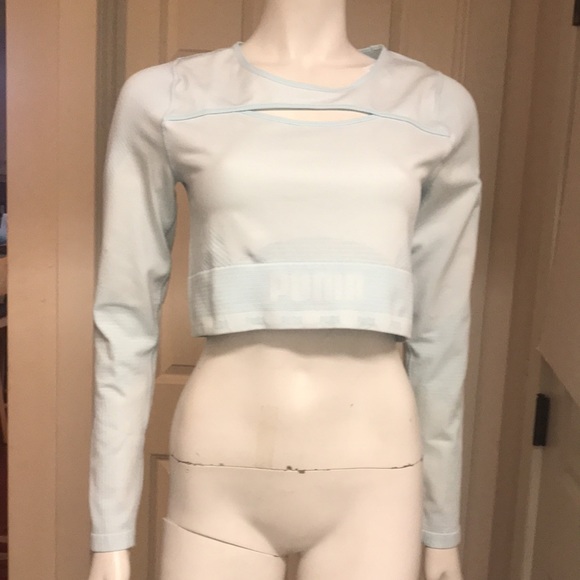 Puma Athletic/Athleisure Cropped Shrug Top, XL, NWT! - Picture 2 of 9